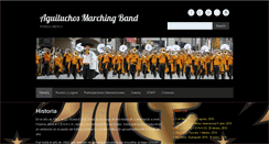 Desktop Screenshot of aguiluchosband.org