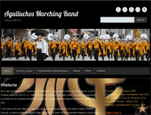 Tablet Screenshot of aguiluchosband.org
